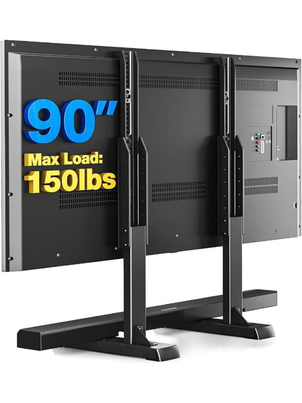 Height Adjustable Tabletop TV Stand for 37-90 Inch TVs - Modern Design & Sturdy